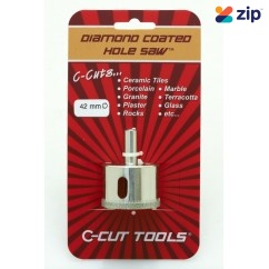 C-CUT TOOLS DCHS42S - 42mm Diamond Coated Hole Saw